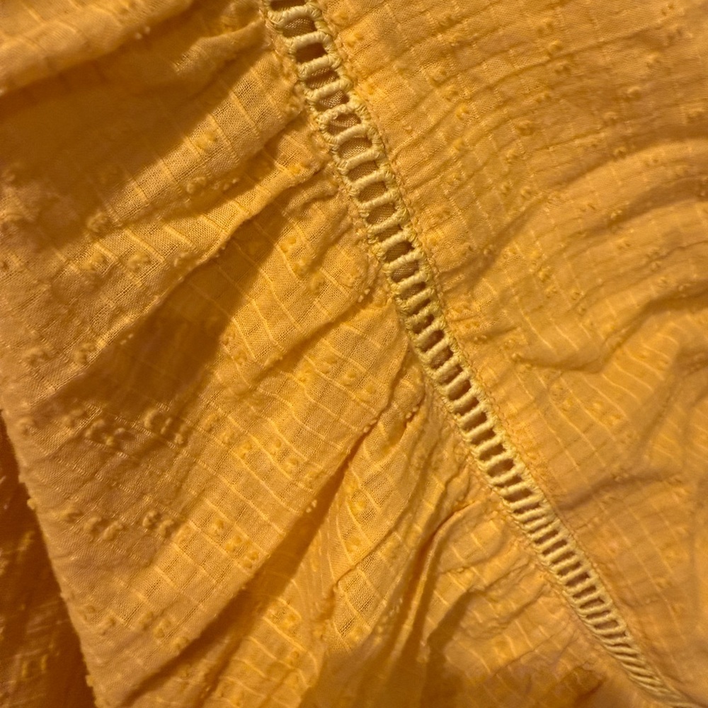 Lost + Wander Yellow Textured Dress - Picture 7 of 8